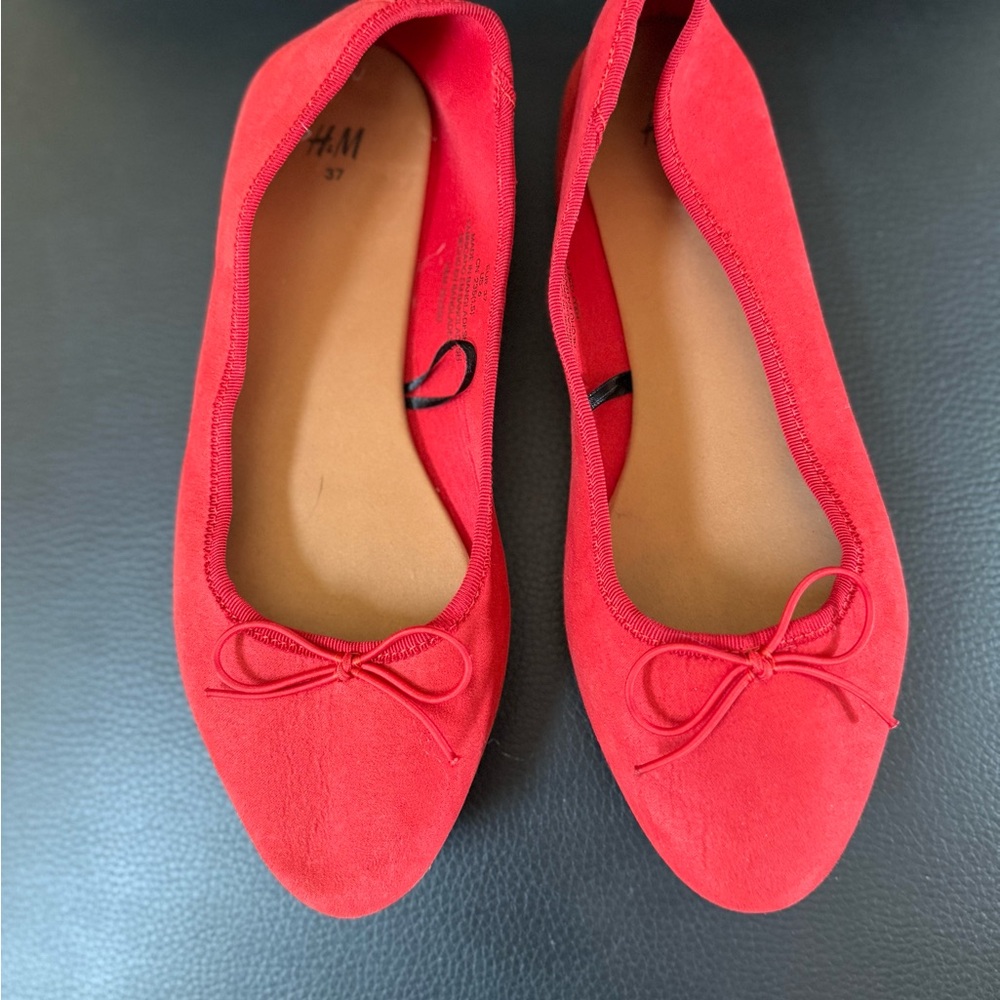 H&M Red Ballet Flats
